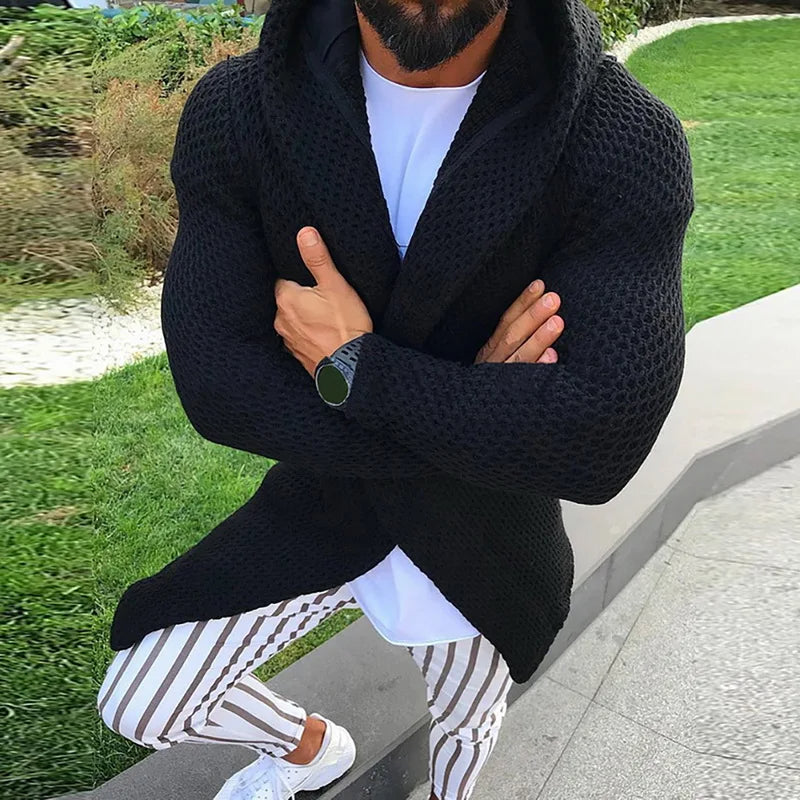 Cardigan Uomo Slim Fit in Maglia – Elegante e Casual per Autunno/Inverno