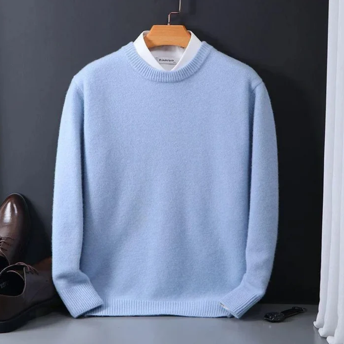 Maglione Uomo in 100% Cashmere – Elegante, Morbido e Caldo