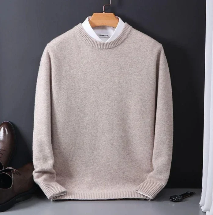 Maglione Uomo in 100% Cashmere – Elegante, Morbido e Caldo
