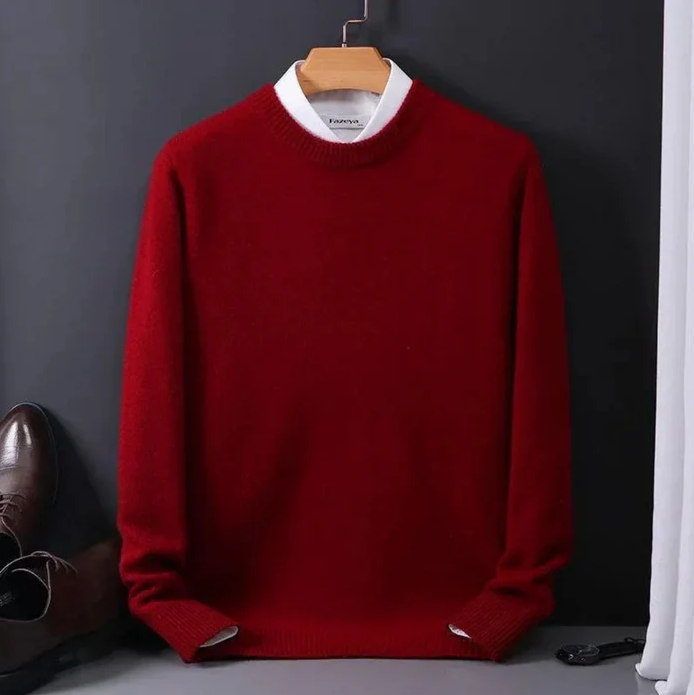 Maglione Uomo in 100% Cashmere – Elegante, Morbido e Caldo