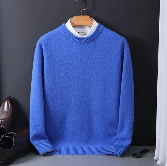 Maglione Uomo in 100% Cashmere – Elegante, Morbido e Caldo