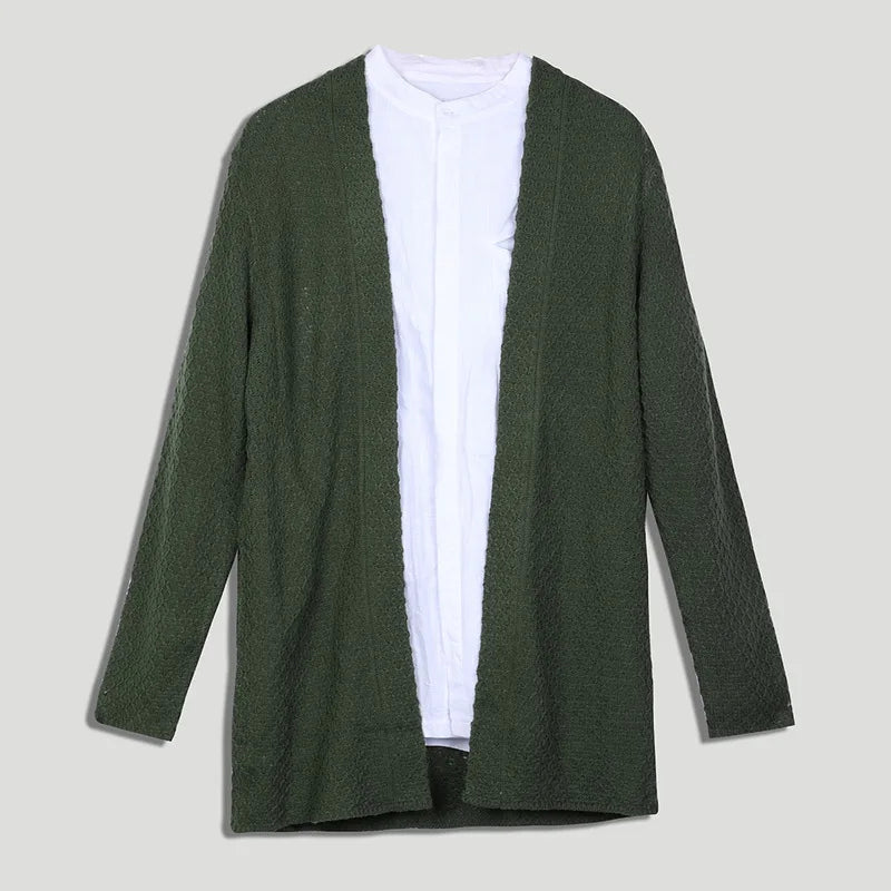 Cardigan Uomo Slim Fit in Maglia – Elegante e Casual per Autunno/Inverno