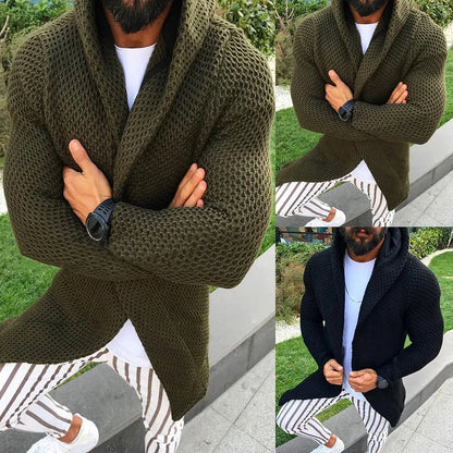 Cardigan Uomo Slim Fit in Maglia – Elegante e Casual per Autunno/Inverno