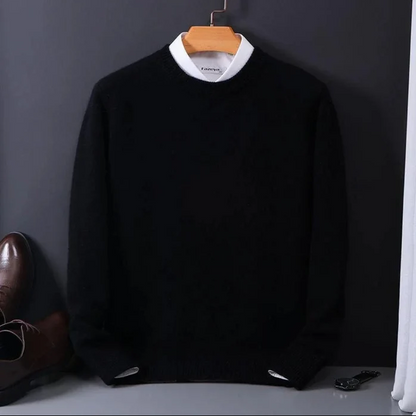 Maglione Uomo in 100% Cashmere  – Elegante, Morbido e Caldo