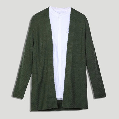 Cardigan Uomo Slim Fit in Maglia – Elegante e Casual per Autunno/Inverno
